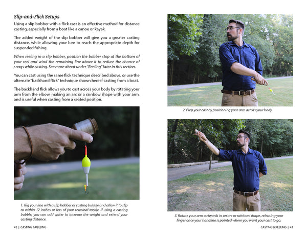 Instructions for how to cast a handline; handline fishing casting methods from the Daggerfish Handline Fishing Field Manual