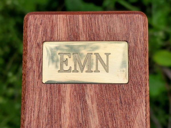 Brass Plate for Wooden Fly Box
