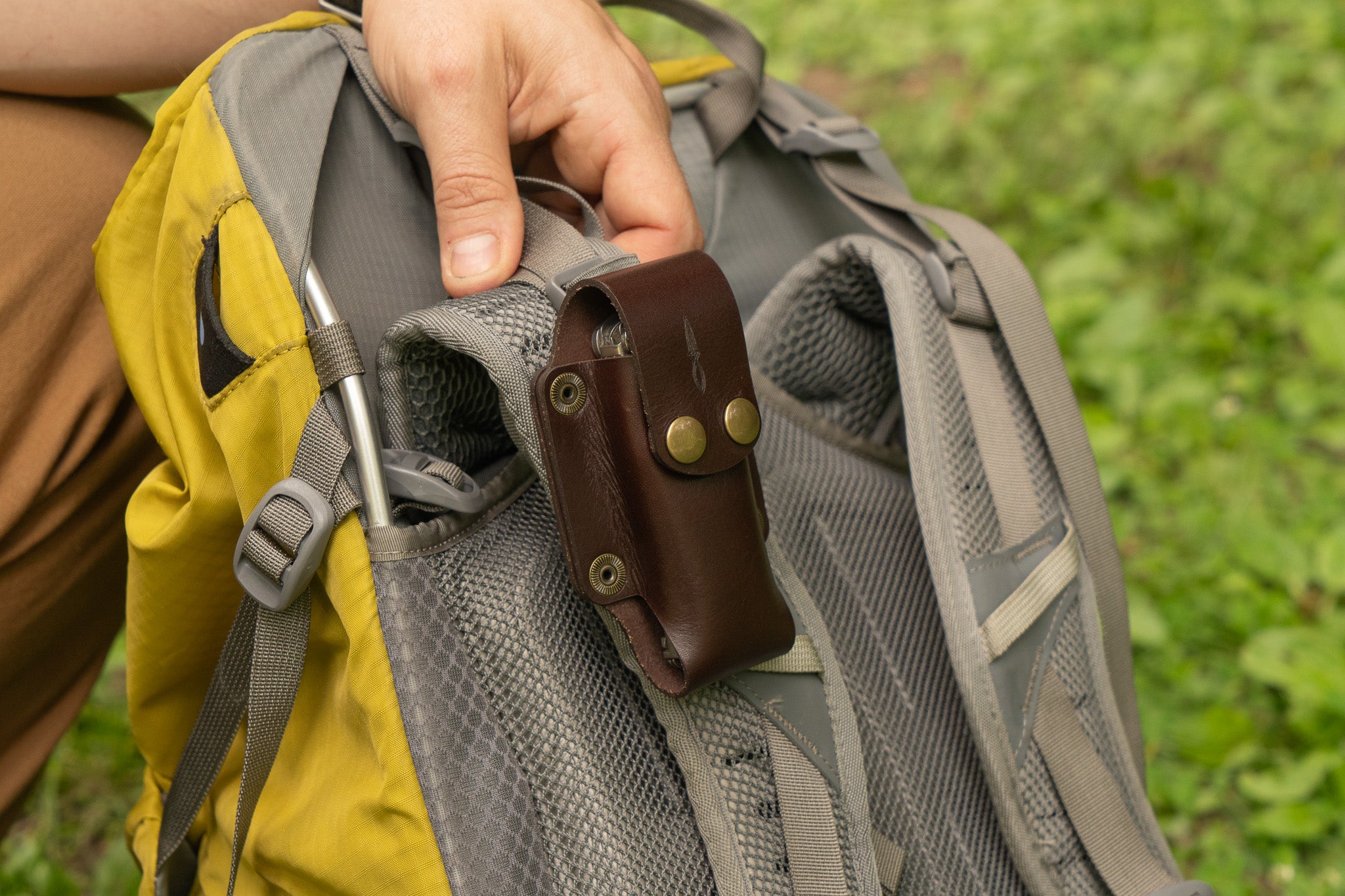 backpack scabbard leather Universal Knife Sheath | Made in the USA