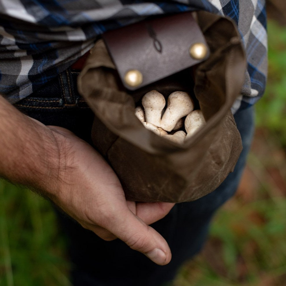 Waxed Canvas Foraging Bag